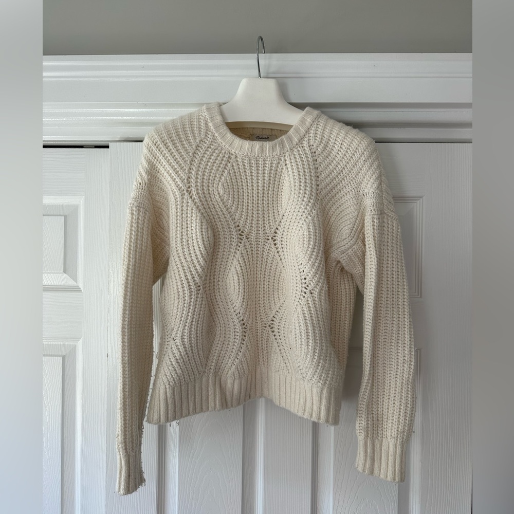 Everett Rib-Play Pullover Sweater S - Picture 4 of 7